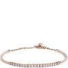Adjustable Diamond Bar Bracelet, 14K Rose Gold Outlet