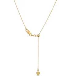 Adjustable 22-Inch Chain, 14K Yellow Gold Outlet