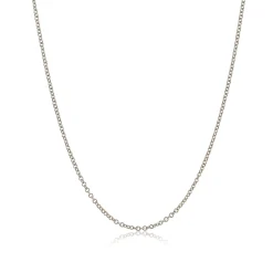 Adjustable Rolo Chain Necklace 18K, 18" Outlet