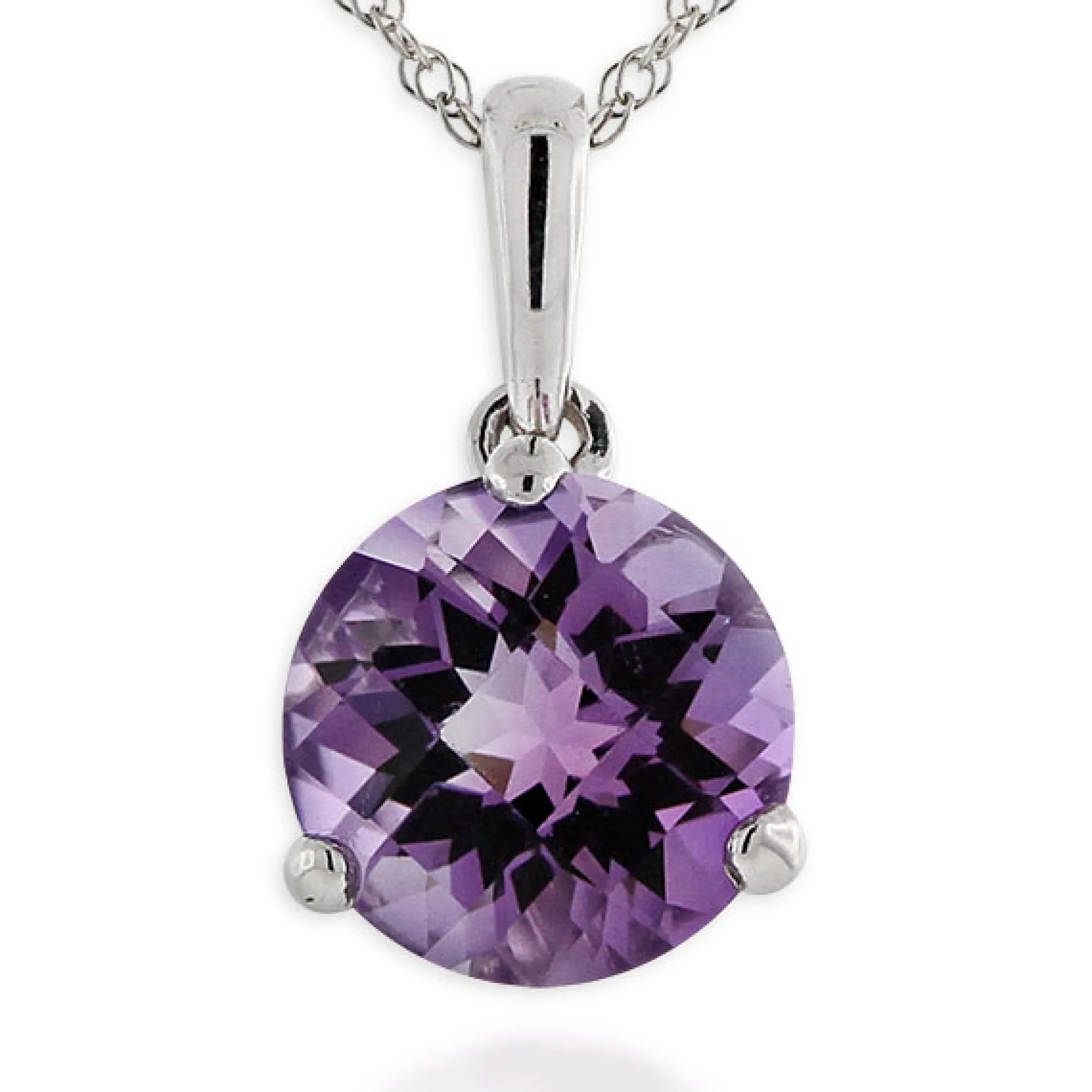 Amethyst Pendant 14K Online