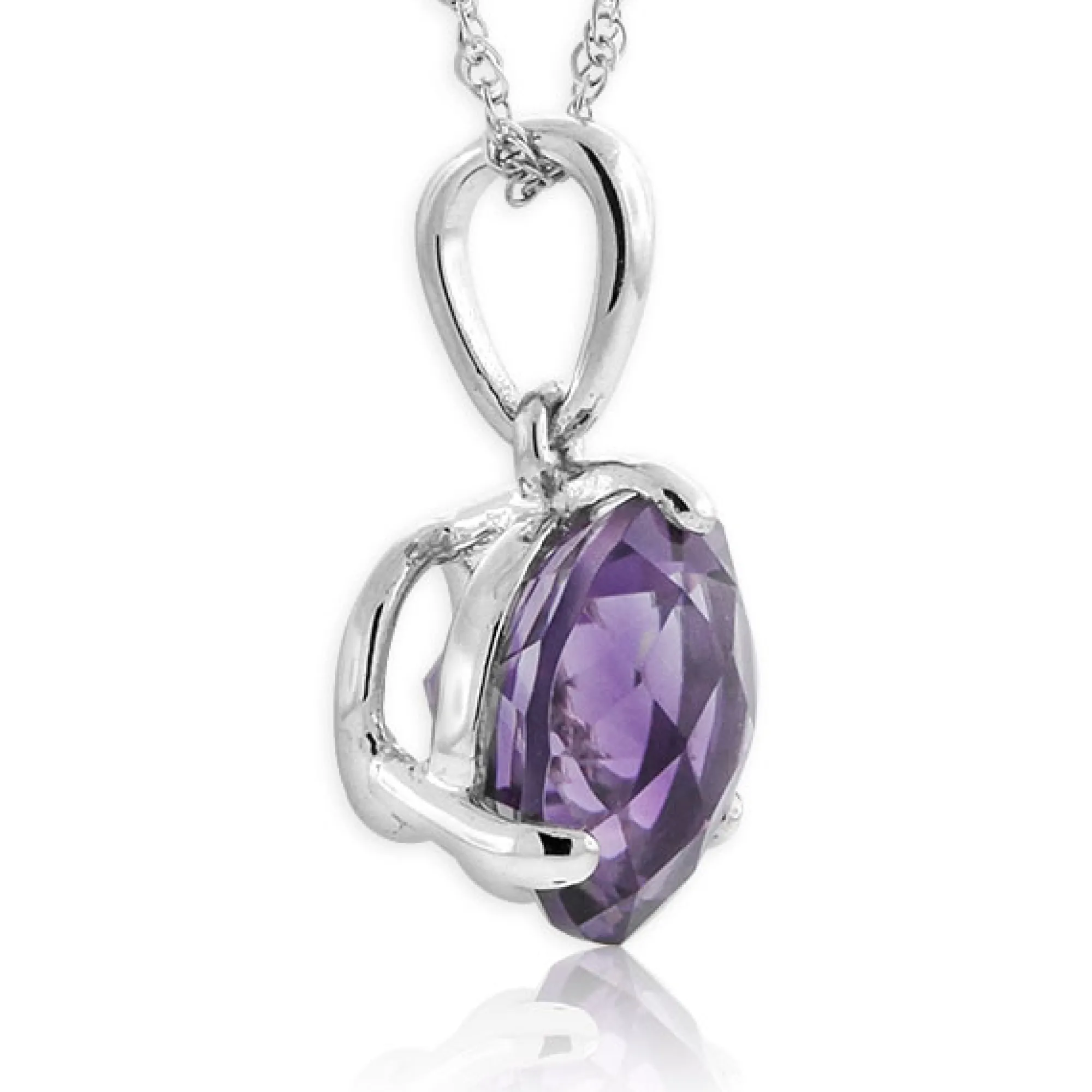 Amethyst Pendant 14K Online
