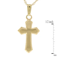 Baby Cross Pendant 14K Sale