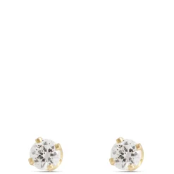 Baby Diamond Studs, 14K Yellow Gold Clearance