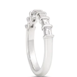Baguette Diamond Band, ⅔ Total Carat Weight, Platinum