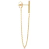 Bar & Chain Earrings 14K Outlet