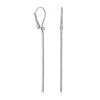 Bar Dangle Diamond Earrings 14K