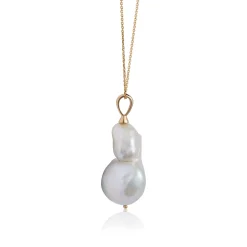 Baroque Freshwater Cultured Pearl Necklace 14K, 24" Discount