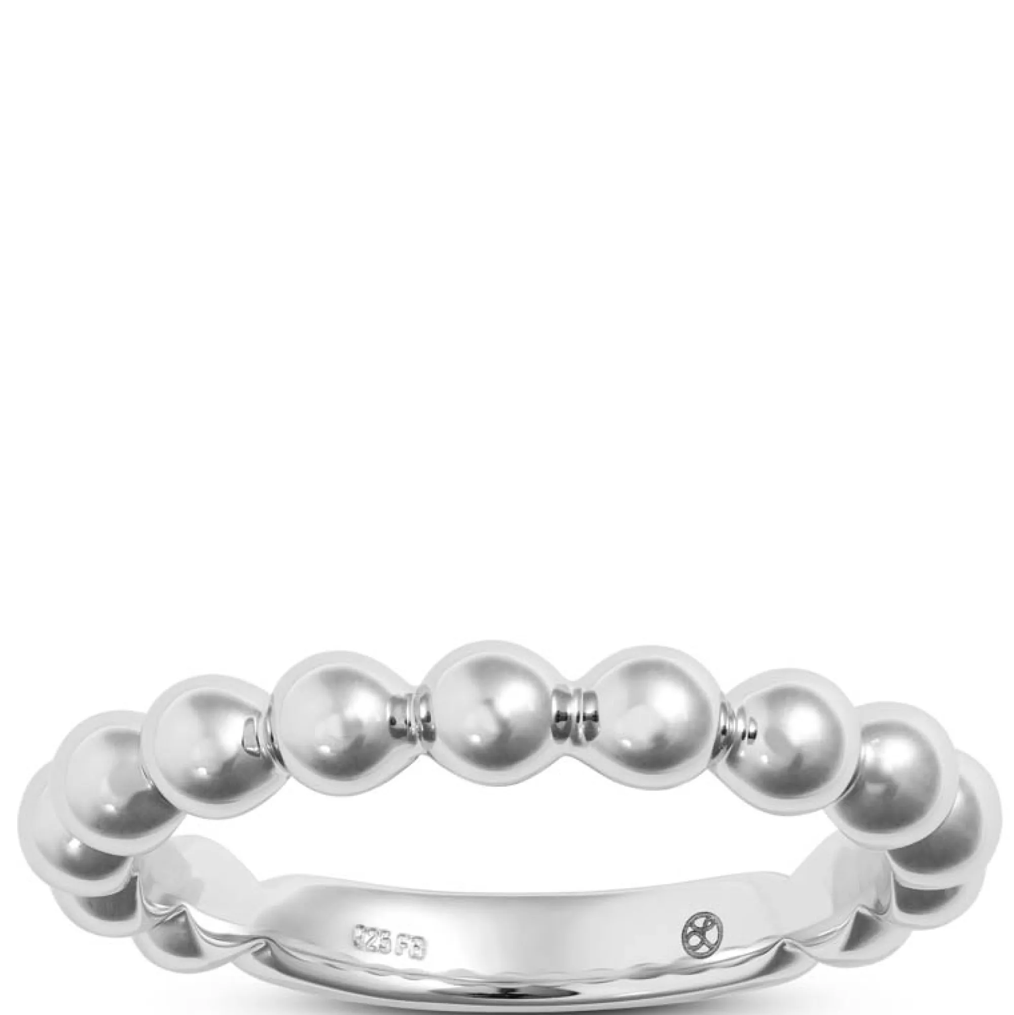 Beaded Band in Sterling Silver Outlet