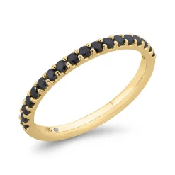 Bella Ponte Black Diamond Band 14K Discount