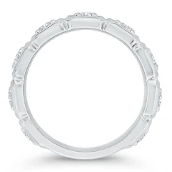 Bella Ponte Diamond Band, 14K White Gold Discount