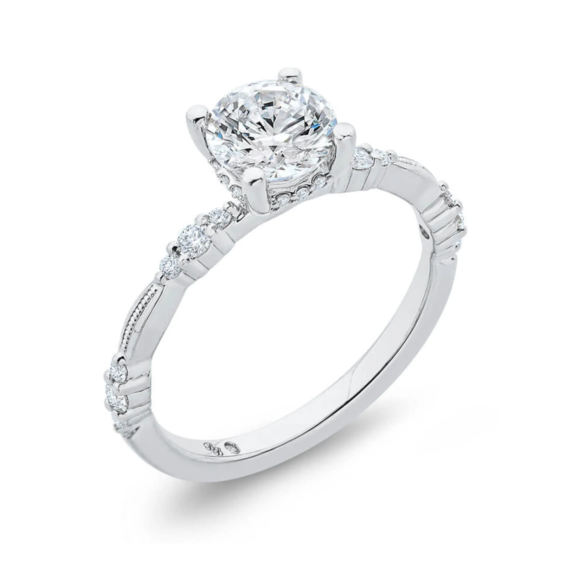 Bella Ponte Diamond Engagement Ring Setting 14K Outlet