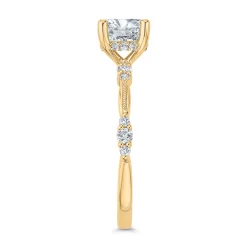 Bella Ponte Diamond Engagement Ring Setting Hidden Halo Online