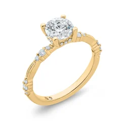 Bella Ponte Diamond Engagement Ring Setting Hidden Halo Online