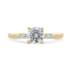 Bella Ponte Diamond Engagement Ring Setting Hidden Halo Online