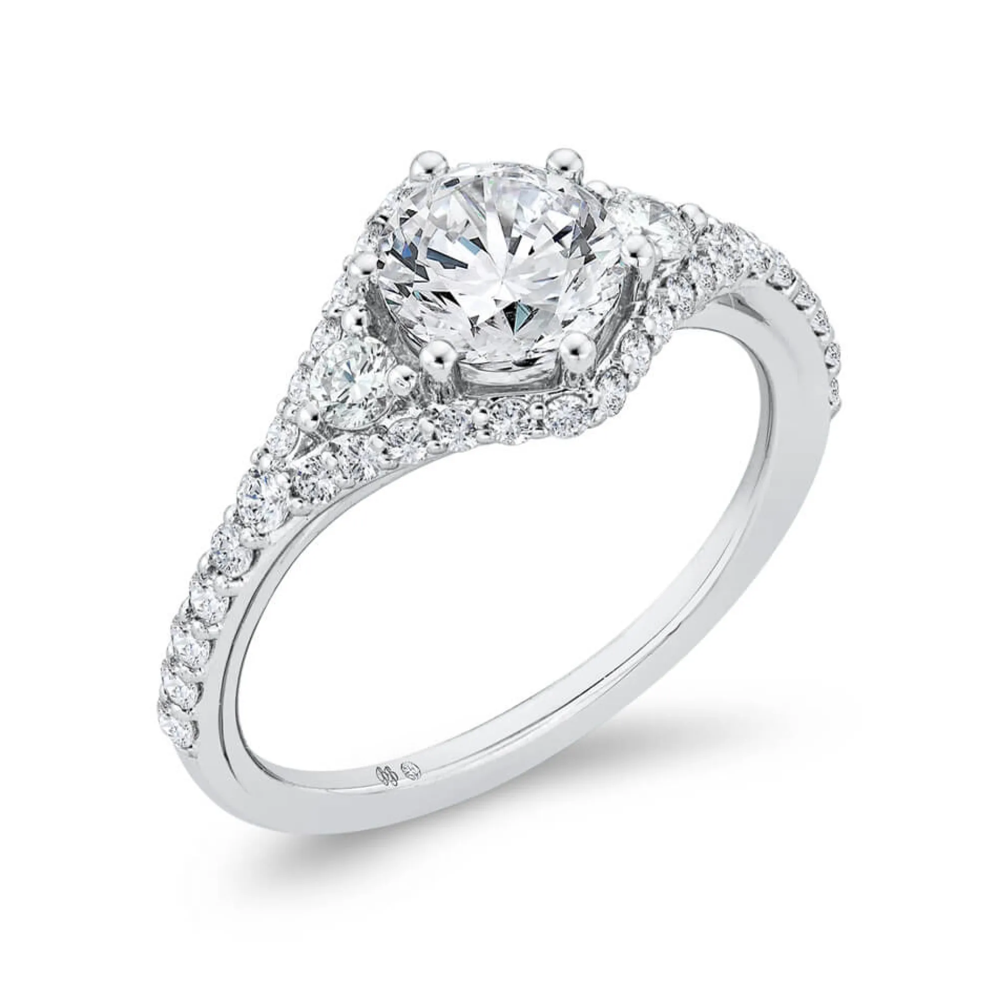 Bella Ponte Diamond Engagement Ring Setting 14K Hot