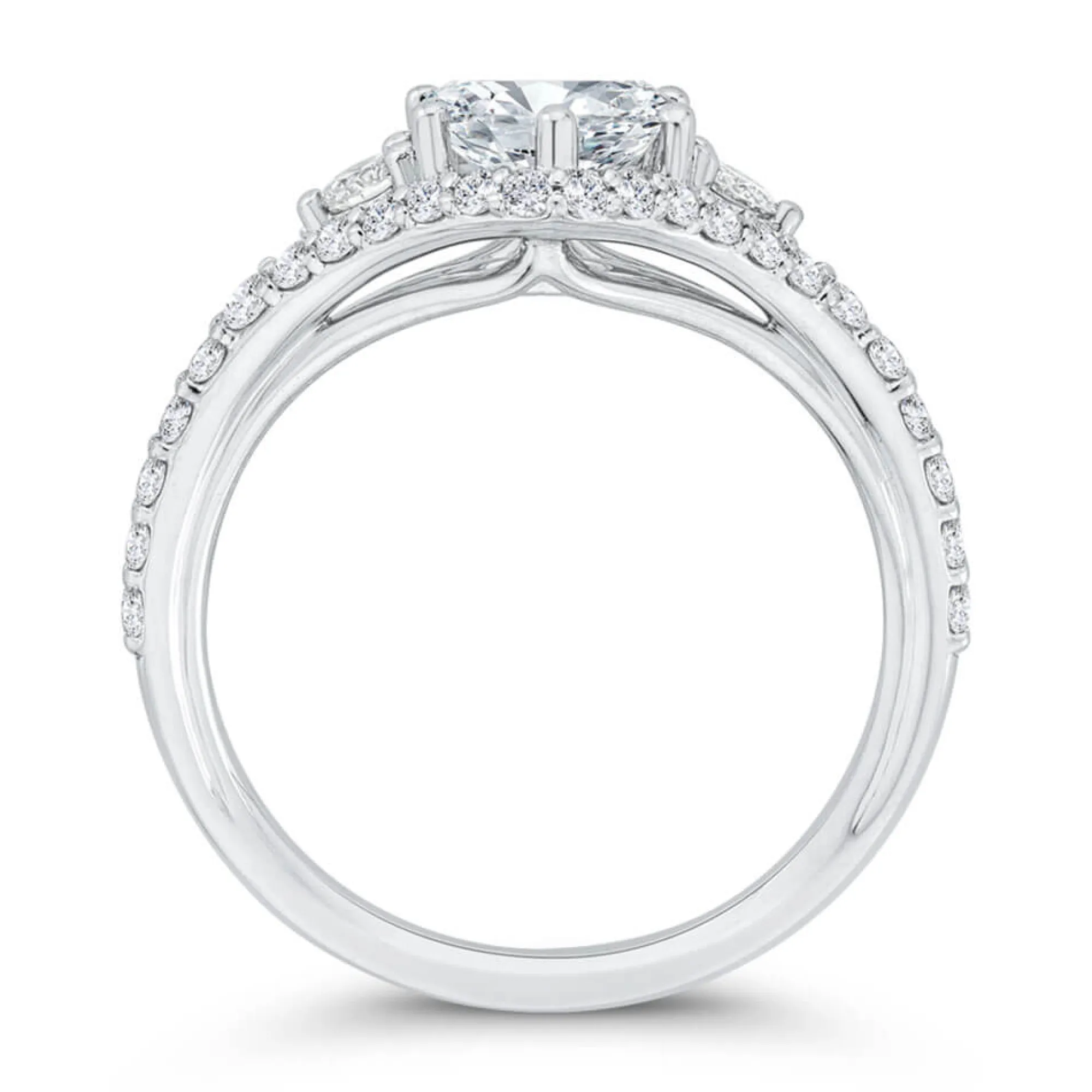Bella Ponte Diamond Engagement Ring Setting 14K Hot