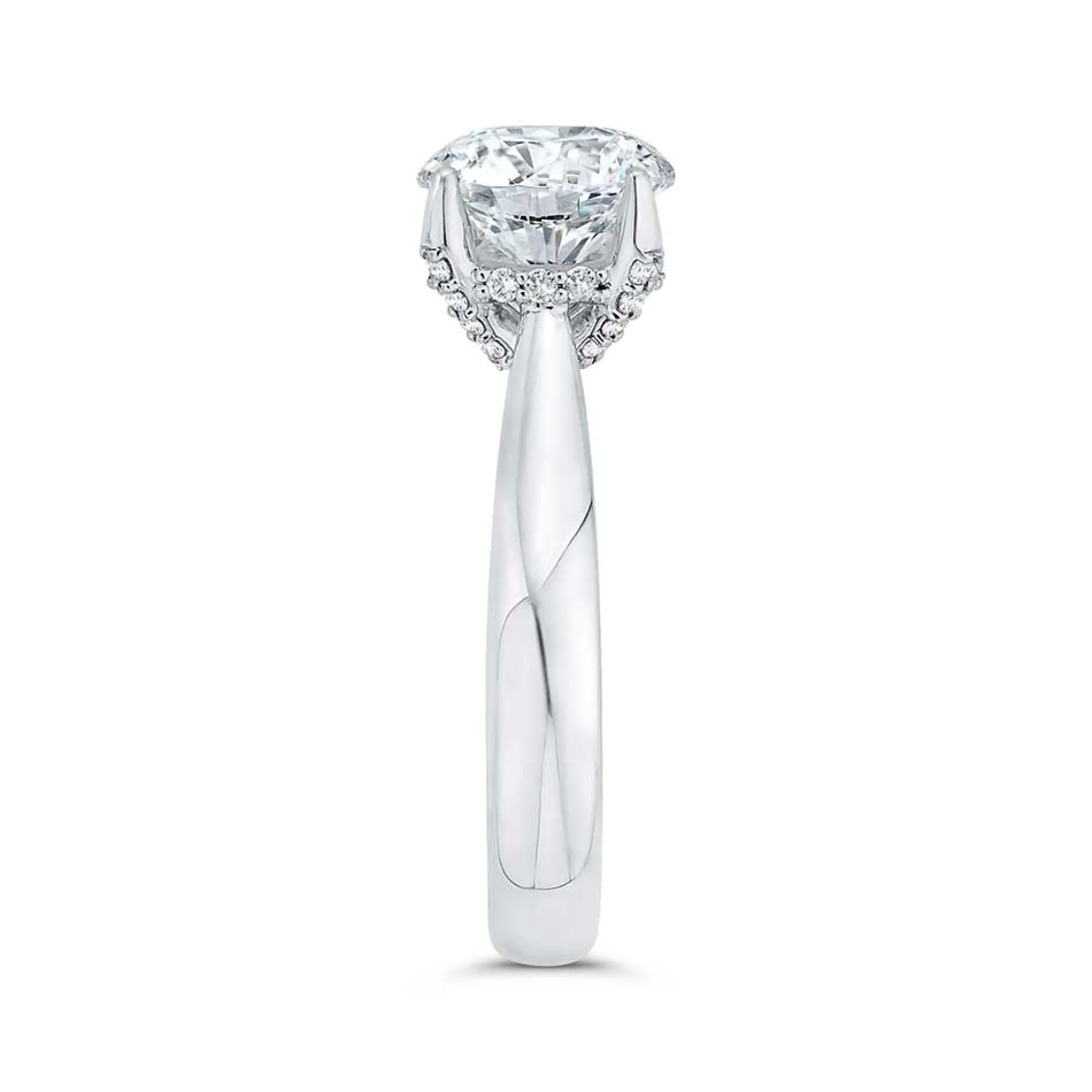 Bella Ponte Diamond Engagement Ring Setting in Platinum