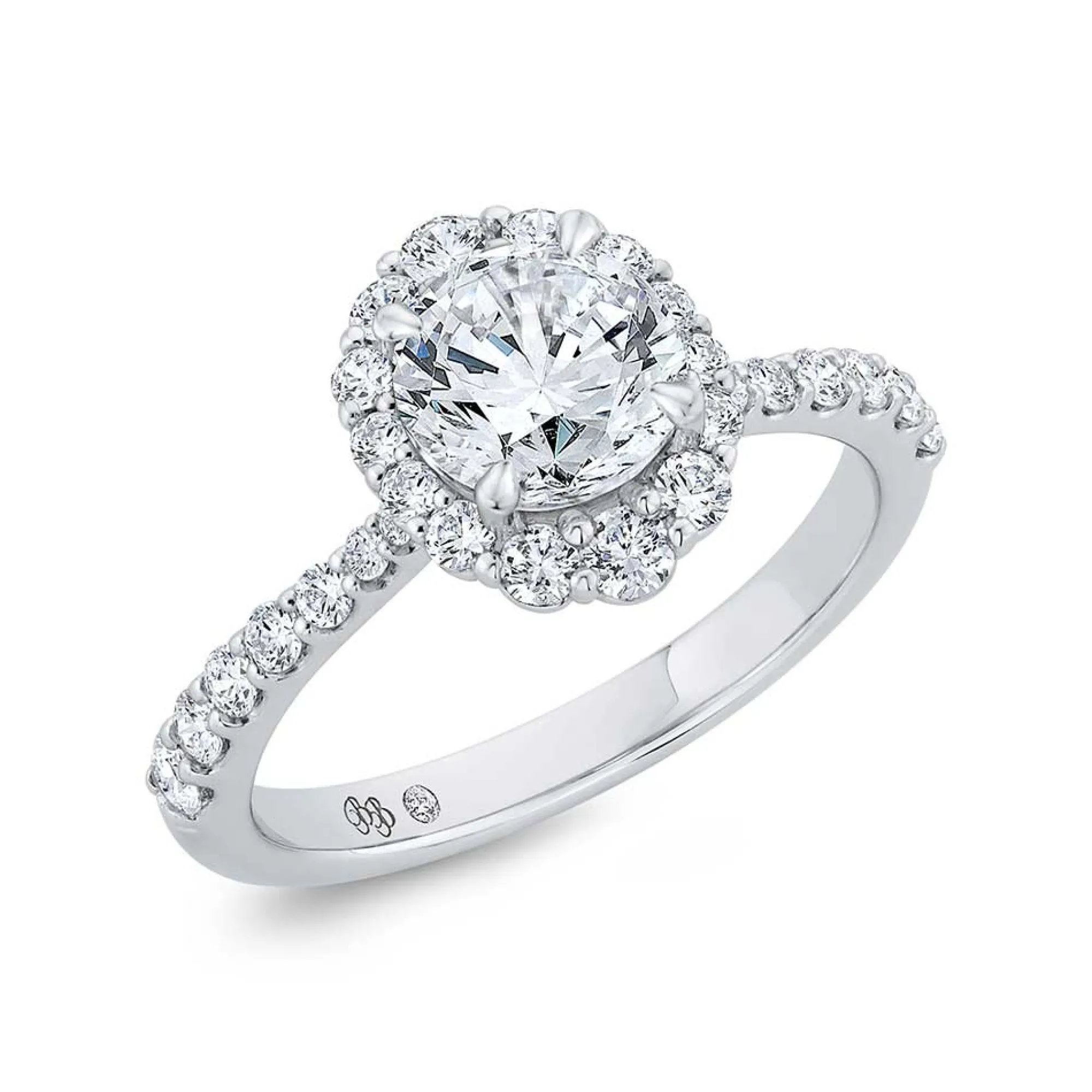 Bella Ponte Diamond Engagement Ring Setting 14K New