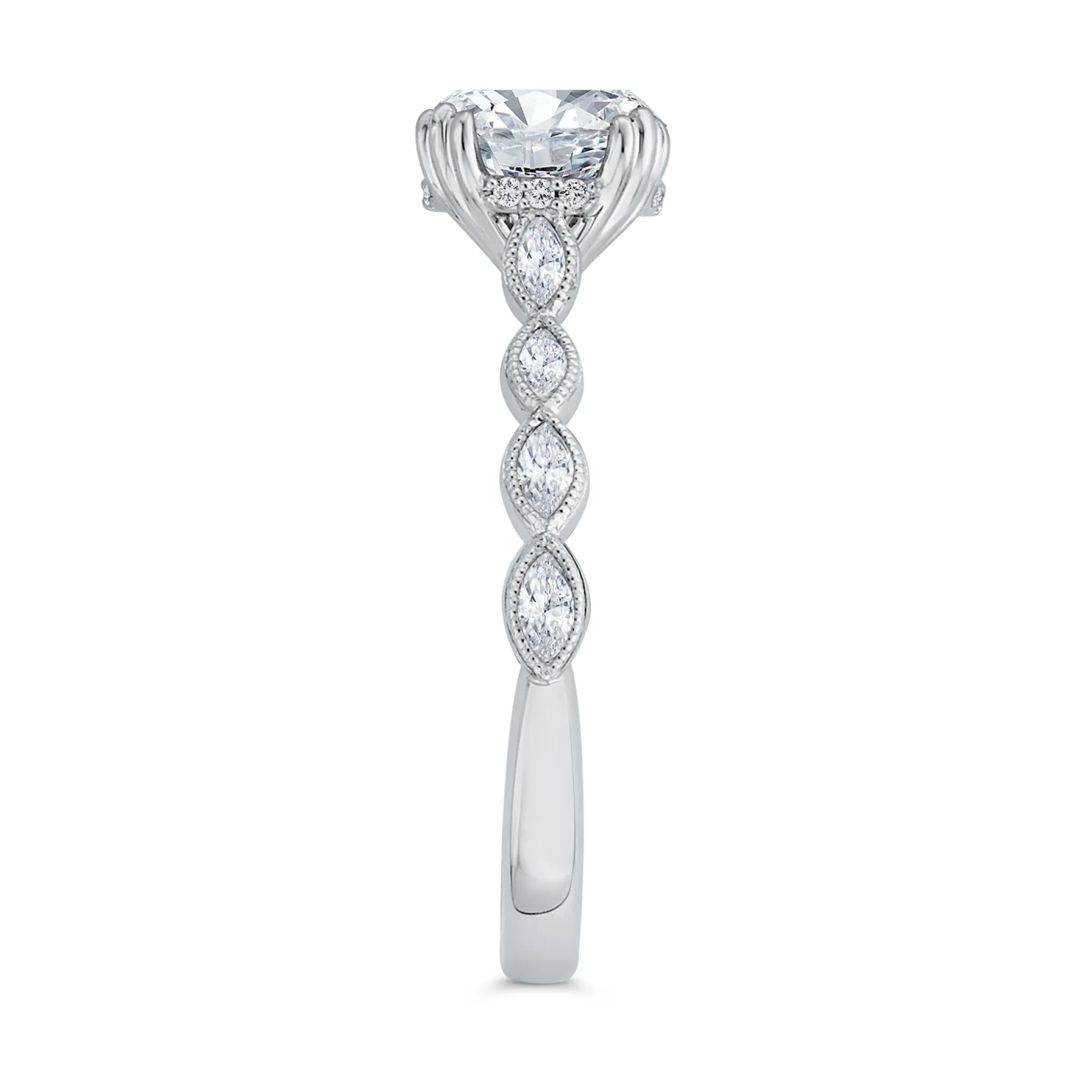 Bella Ponte Diamond Engagement Ring Setting 14K Clearance