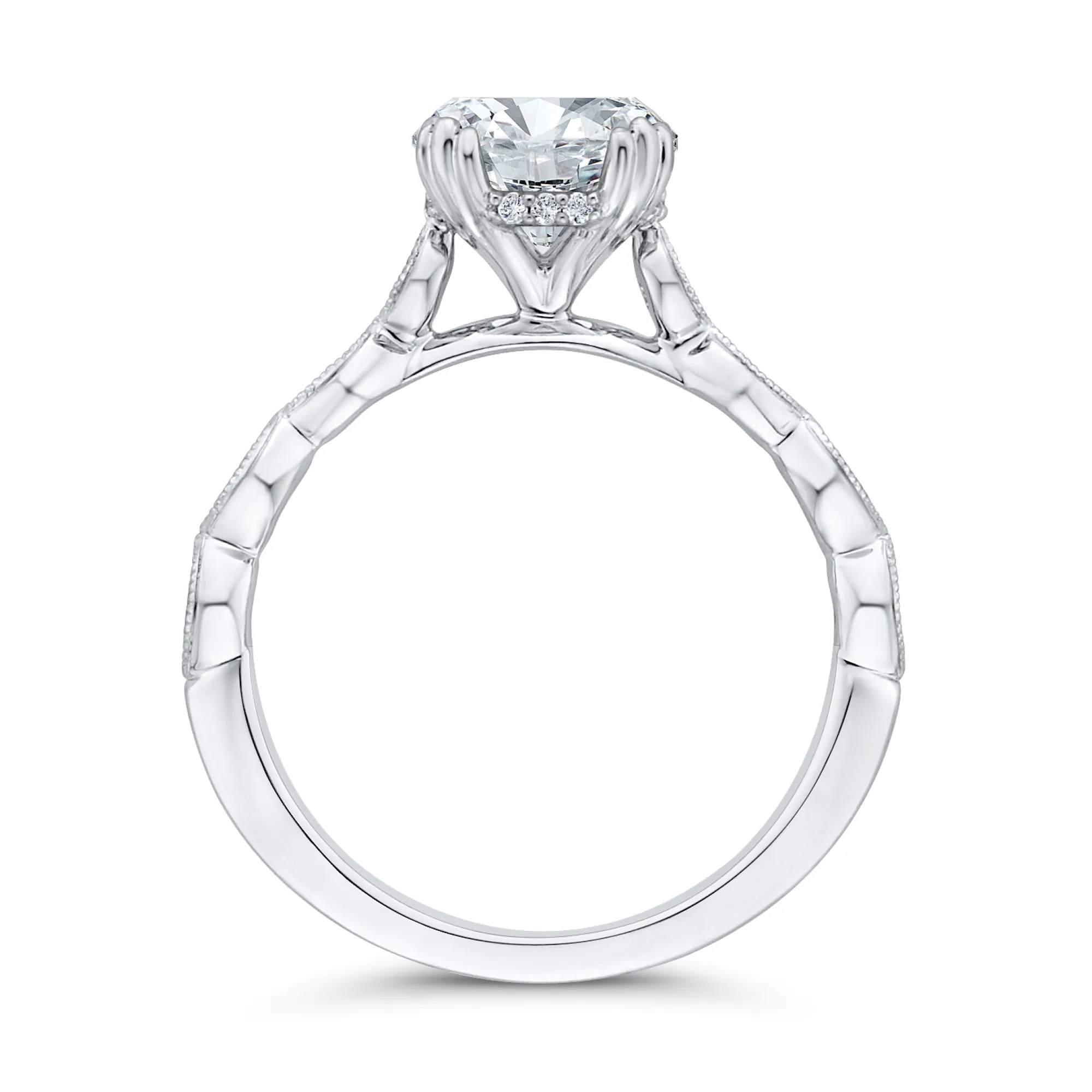 Bella Ponte Diamond Engagement Ring Setting 14K Clearance