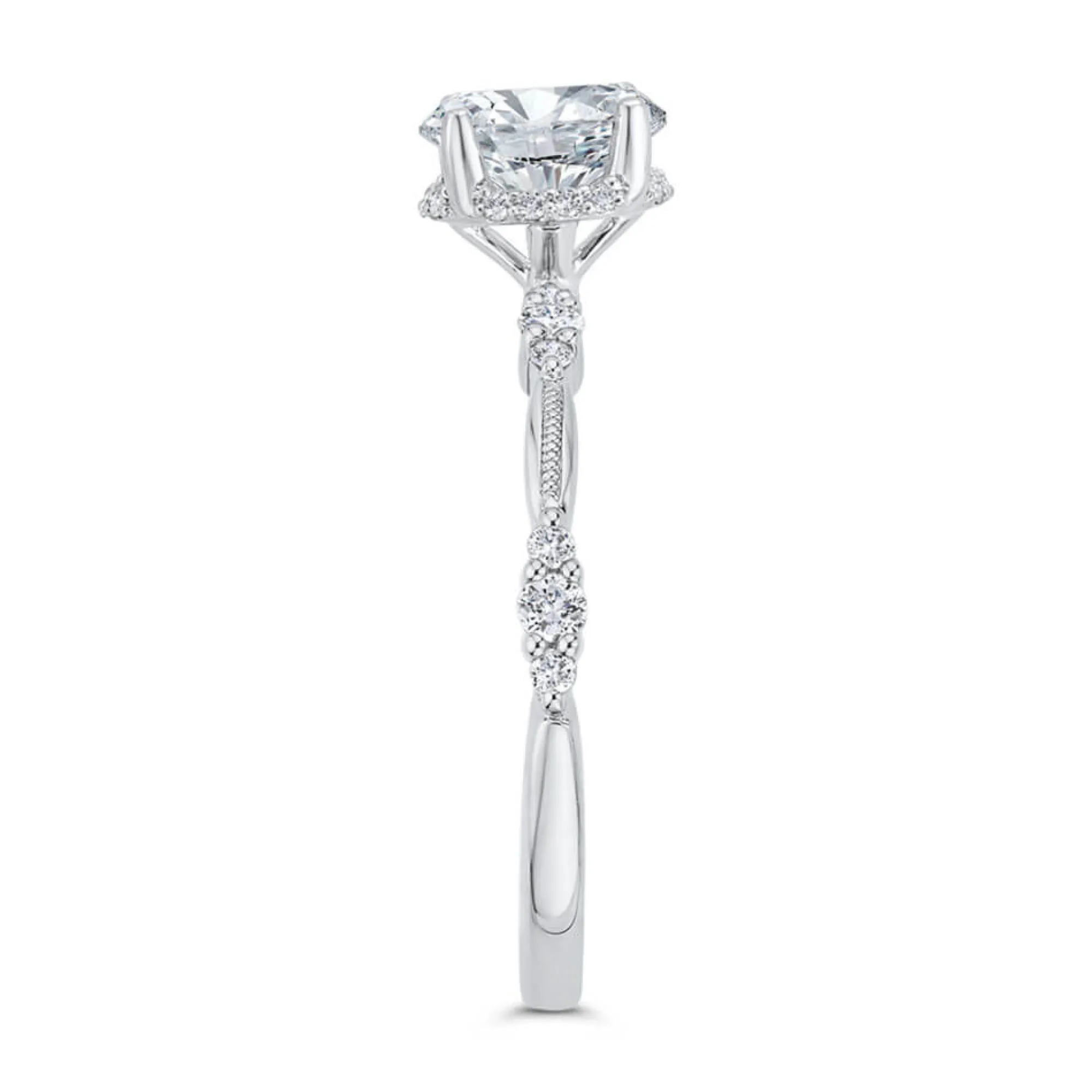 Bella Ponte Diamond Semi-Mount Ring Setting 14K Sale