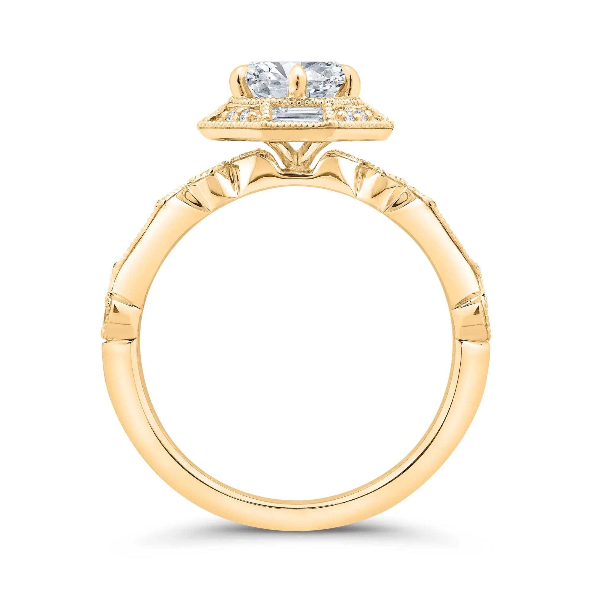 Bella Ponte Engagement Ring Setting 14k Cubic Zirconia Outlet
