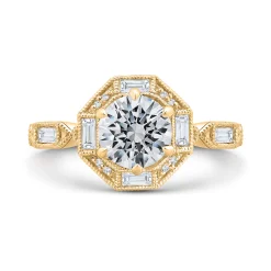 Bella Ponte Engagement Ring Setting 14k Cubic Zirconia Outlet
