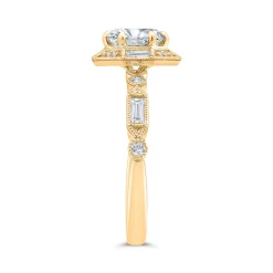 Bella Ponte Engagement Ring Setting 14k Cubic Zirconia Outlet