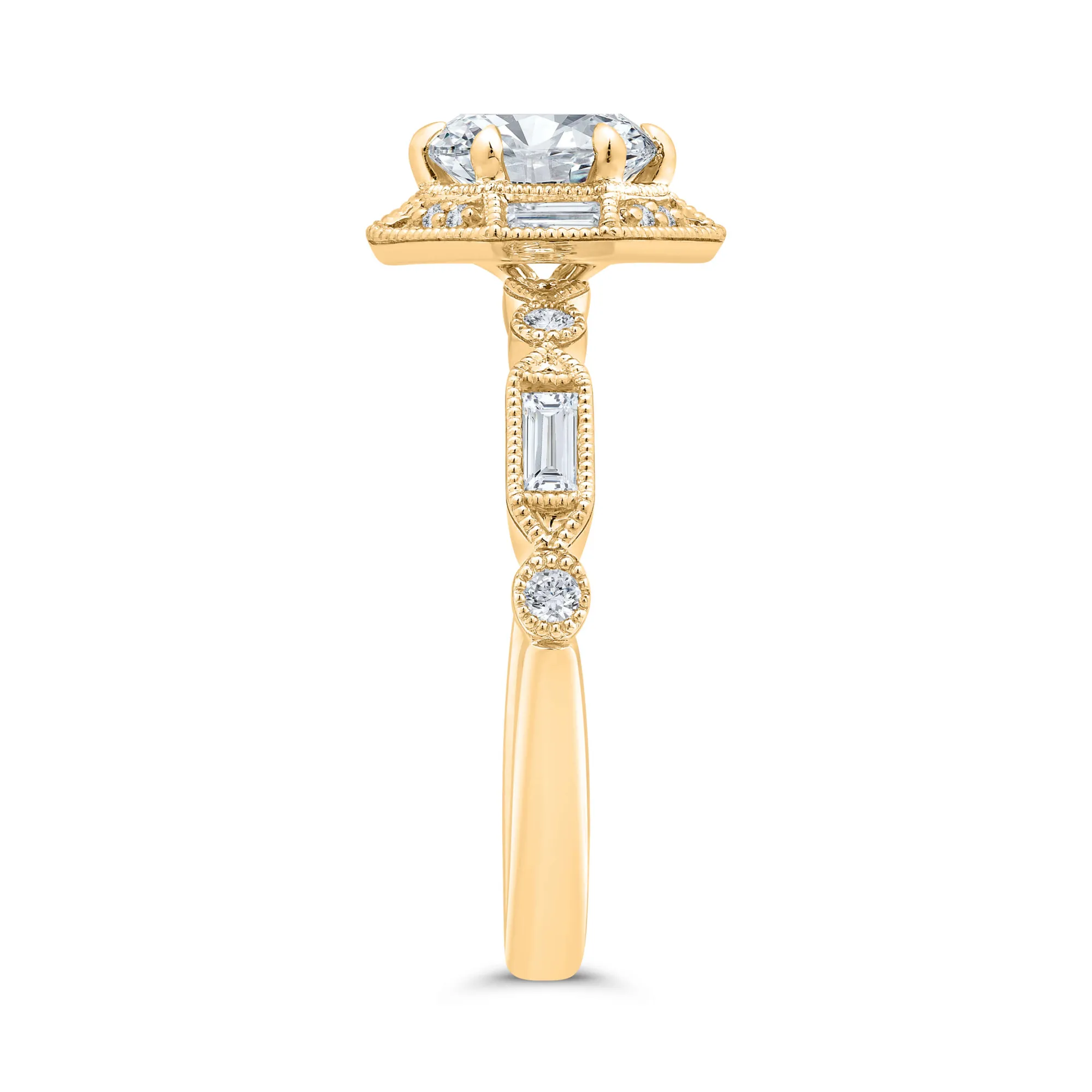 Bella Ponte Engagement Ring Setting 14k Cubic Zirconia Outlet