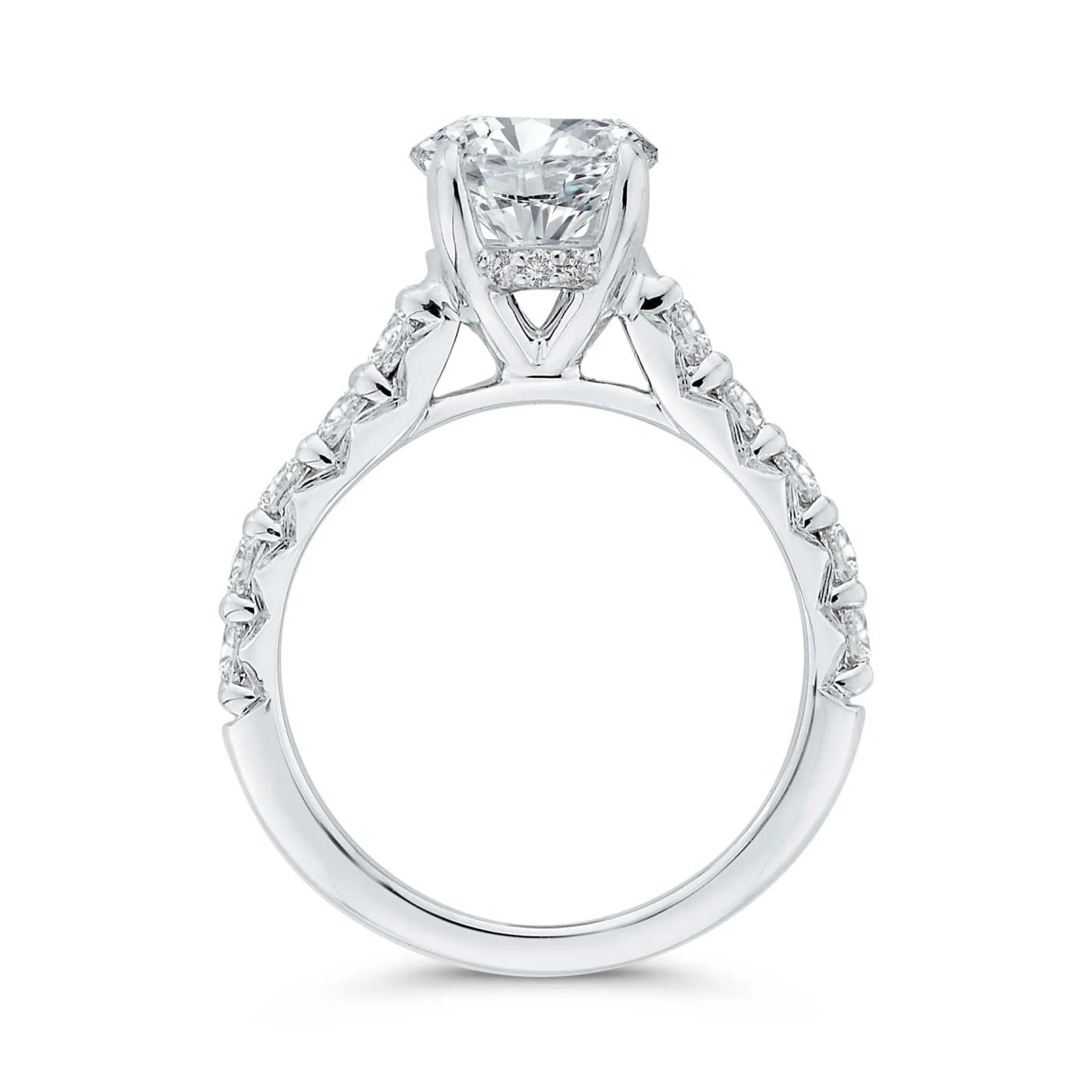Bella Ponte Engagement Ring Setting in Platinum Online