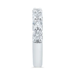 Bella Ponte French Pave Diamond and Platinum Bridal Ring, 2 ctw Discount