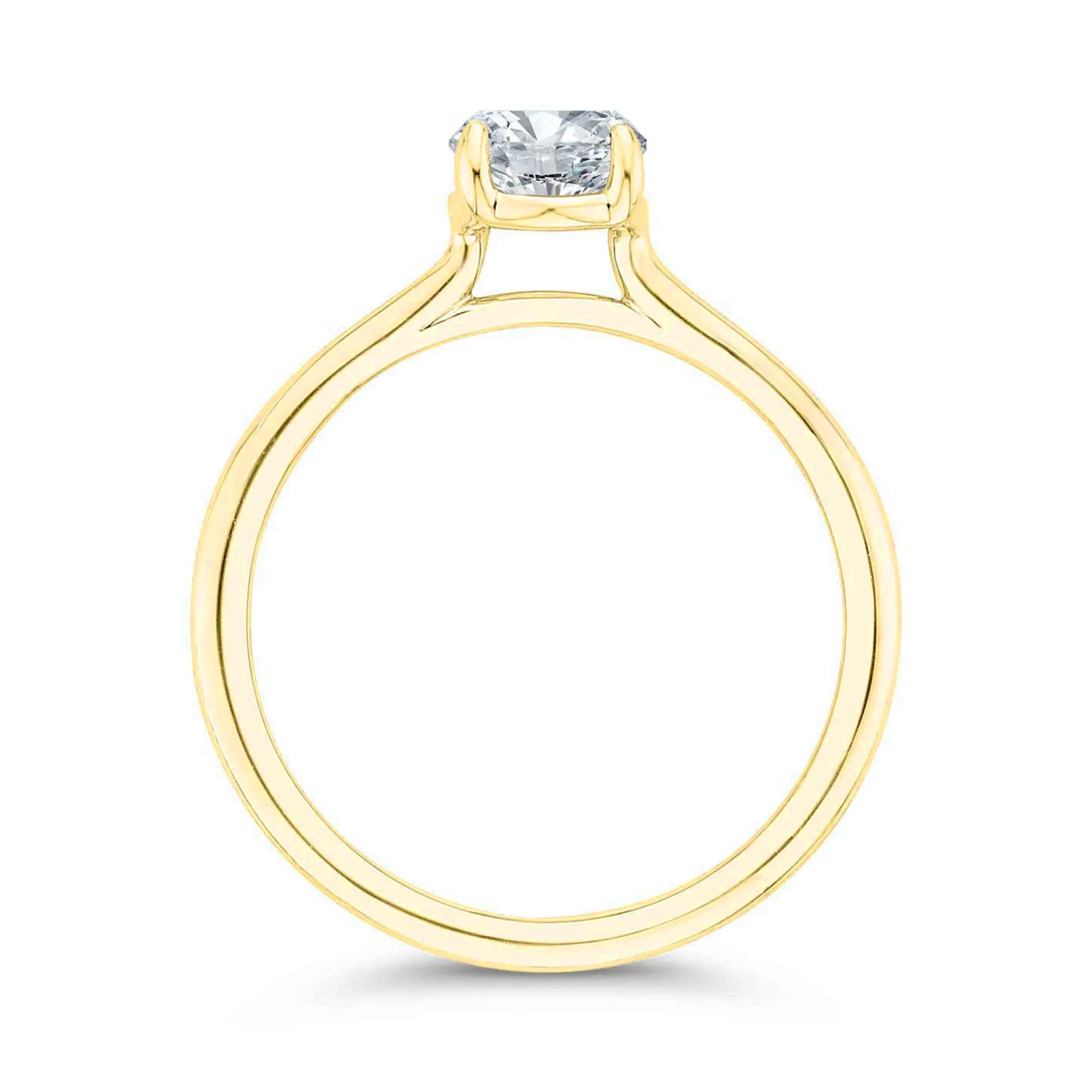 Bella Ponte Ikuma Canadian Diamond "The Whisper" Engagement Ring 14K Clearance