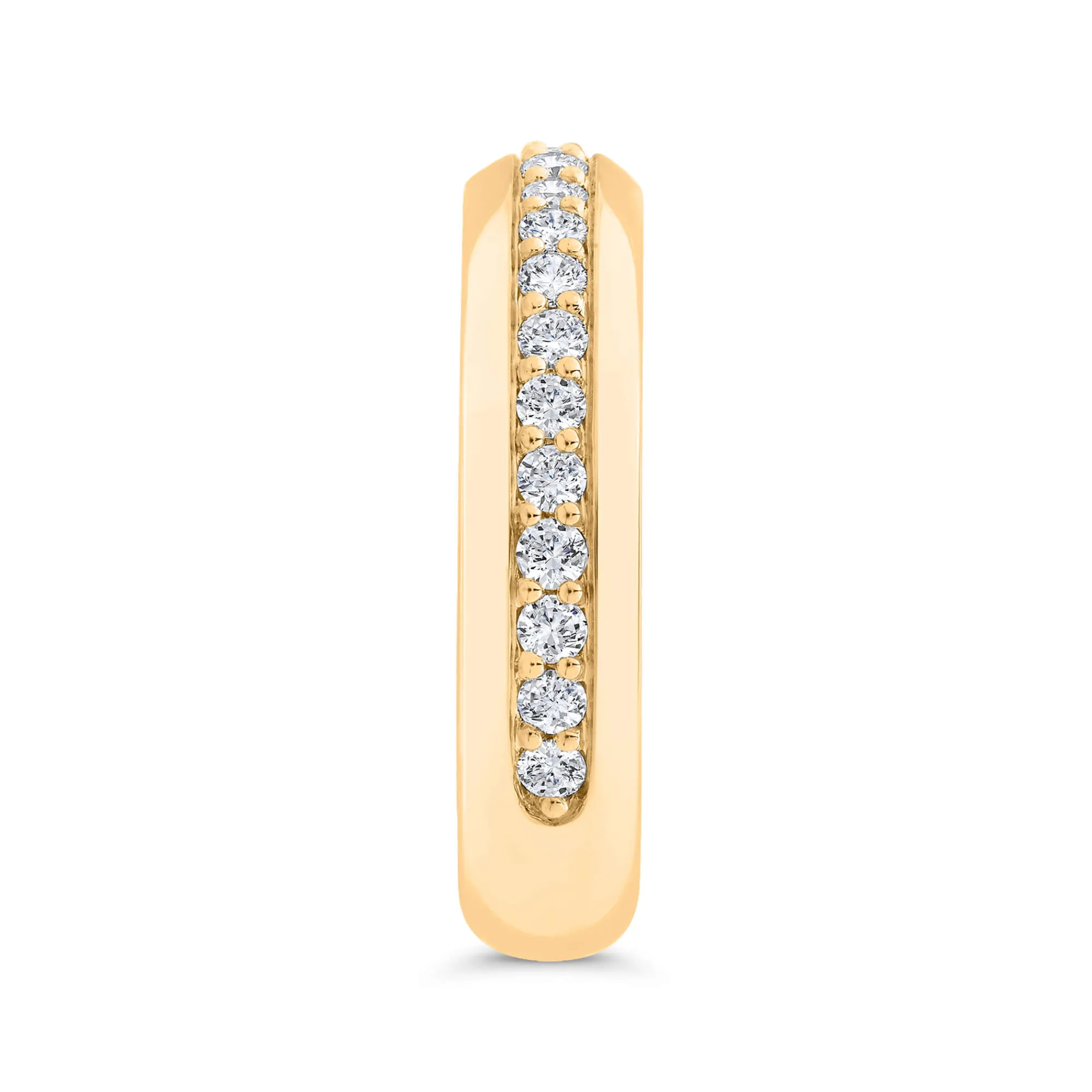 Bella Ponte Knife Edge Diamond Ring, ½ Carat Total Weight 14K Yellow Gold New