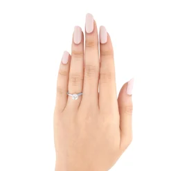 Bella Ponte Laser Inscribed Ikuma Canadian Diamond Engagement Ring Outlet