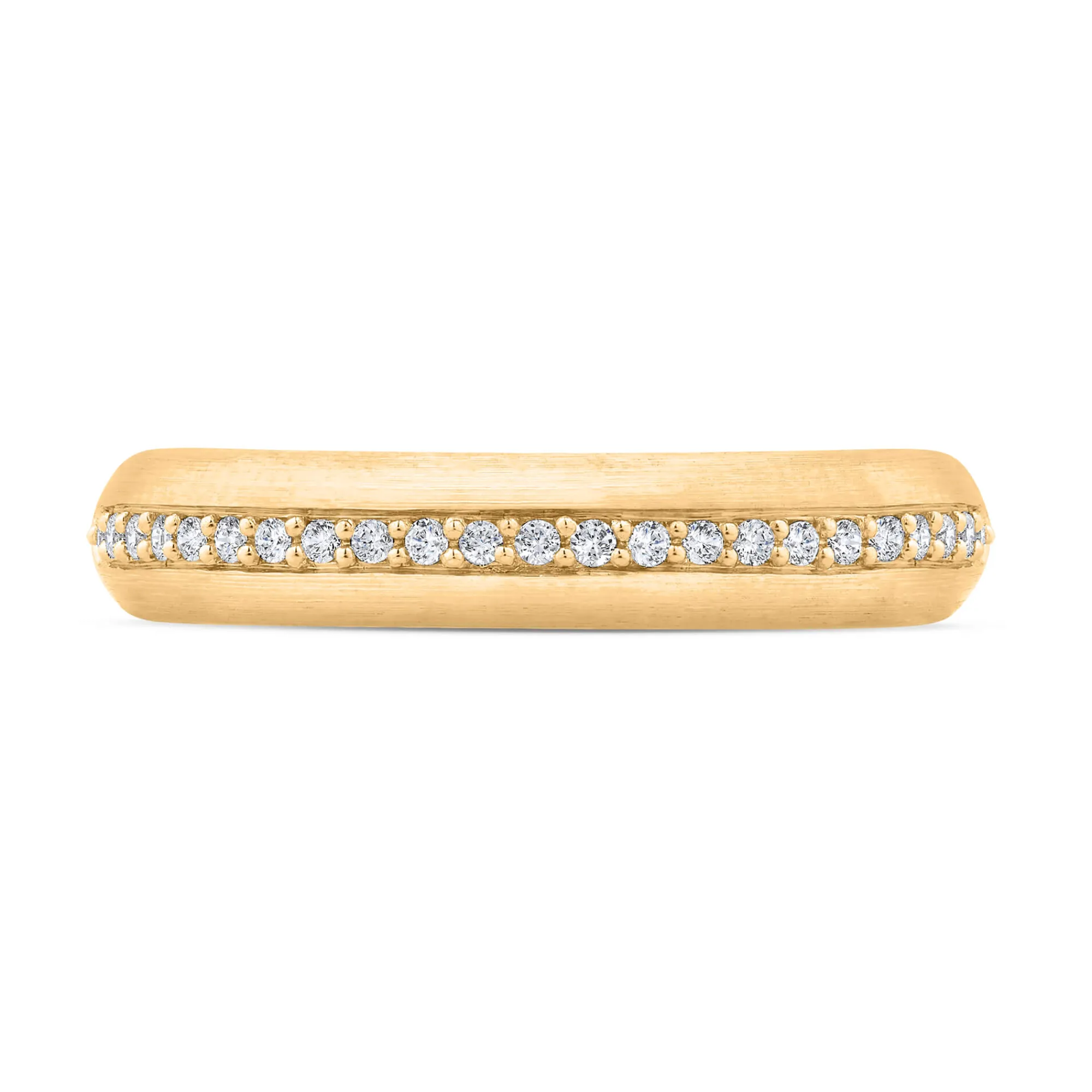 Bella Ponte Polished Knife Edge Diamond Bridal Ring, 14K Yellow Gold Outlet