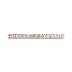 Bella Ponte Rose Gold Diamond Band 14K, 1/5 ctw.