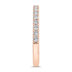 Bella Ponte Rose Gold Diamond Band 14K, 1/4 Best