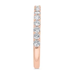 Bella Ponte Rose Gold Diamond Band 14K, 1/2 ctw. Clearance