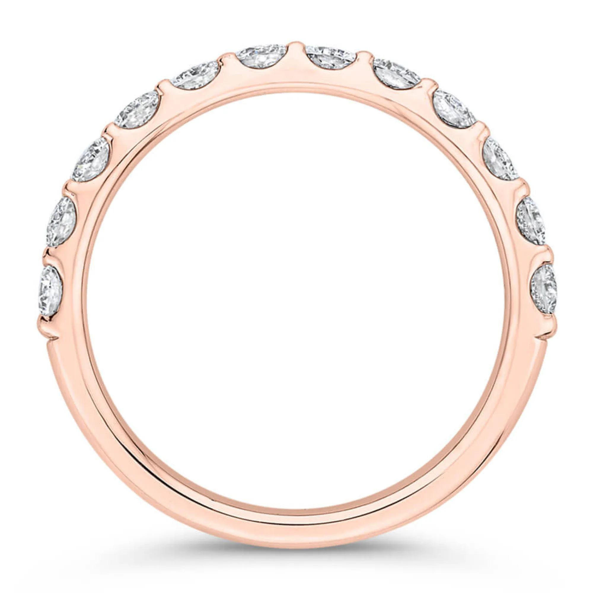 Bella Ponte Rose Gold Diamond Band 14K, 3/4 ctw. Sale