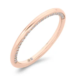 Bella Ponte Rose Gold Diamond Band 14K Discount