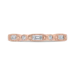 Bella Ponte Rose Gold Diamond Band 14K Hot