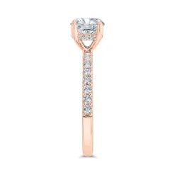 Bella Ponte Rose Gold Engagement Ring Setting 14K Online
