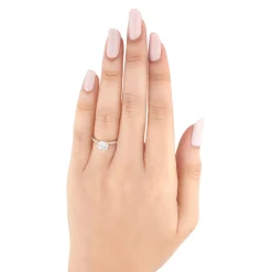 Bella Ponte Rose Gold Engagement Ring Setting 14K Online