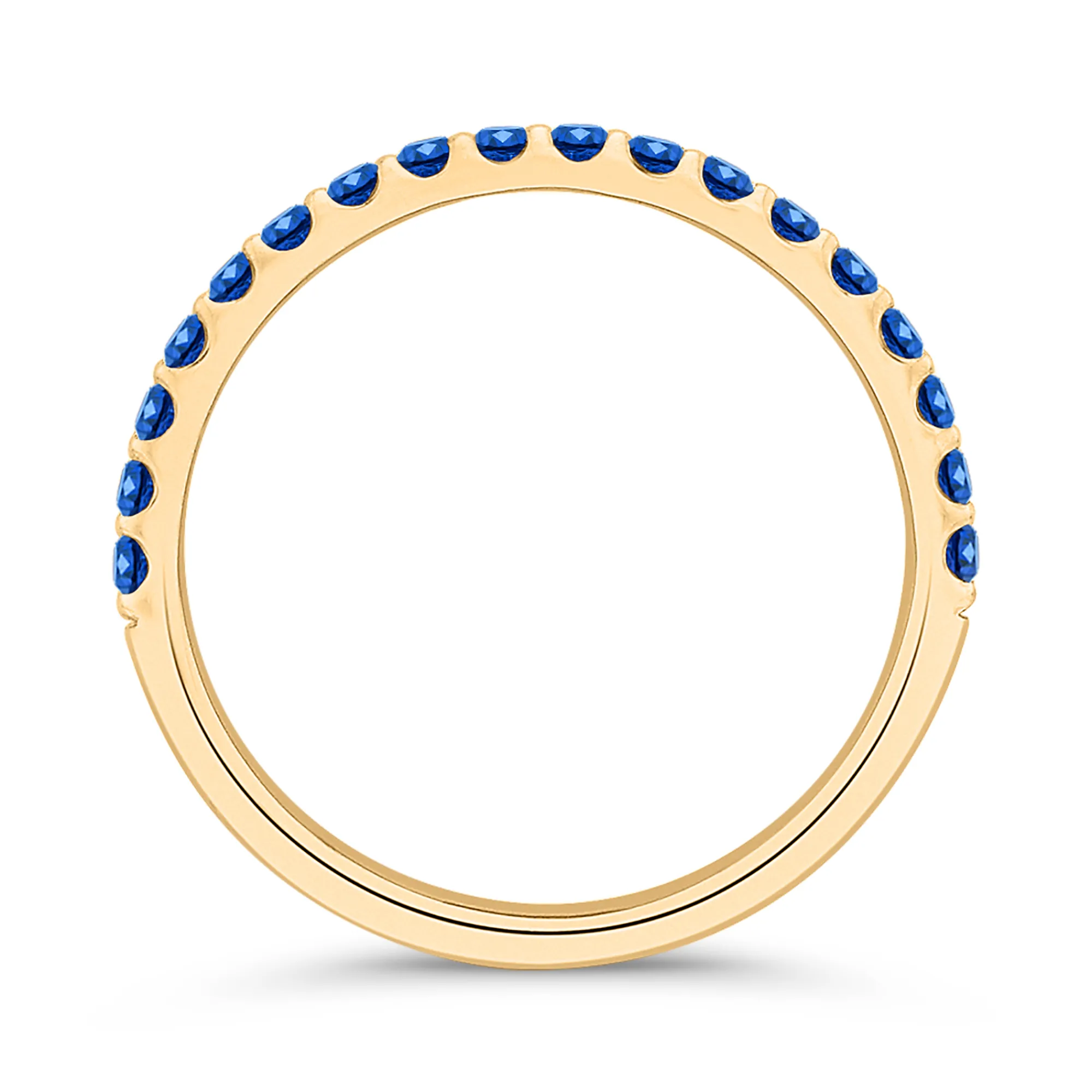 Bella Ponte Sapphire Tiger Band, 14K Yellow Gold New