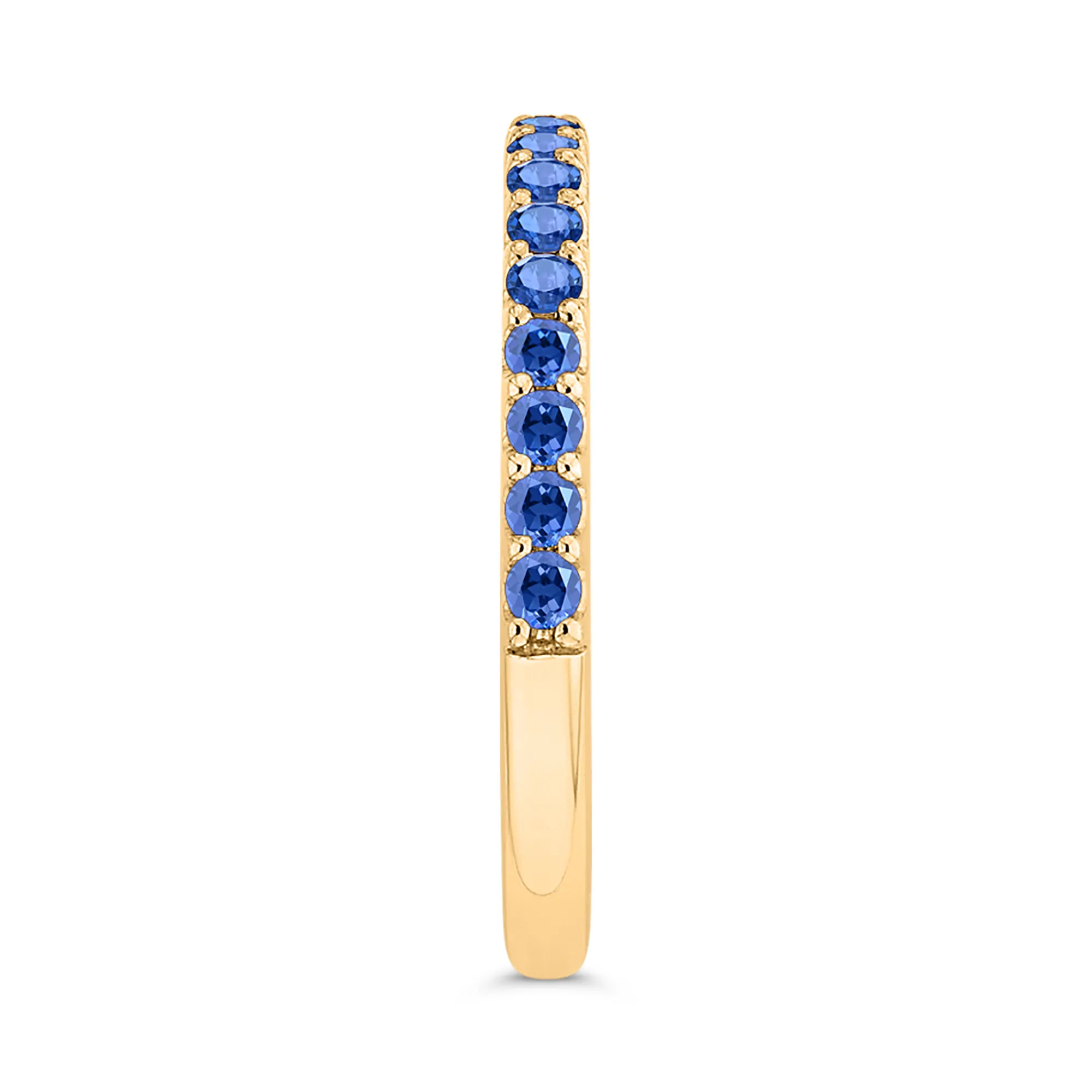 Bella Ponte Sapphire Tiger Band, 14K Yellow Gold New