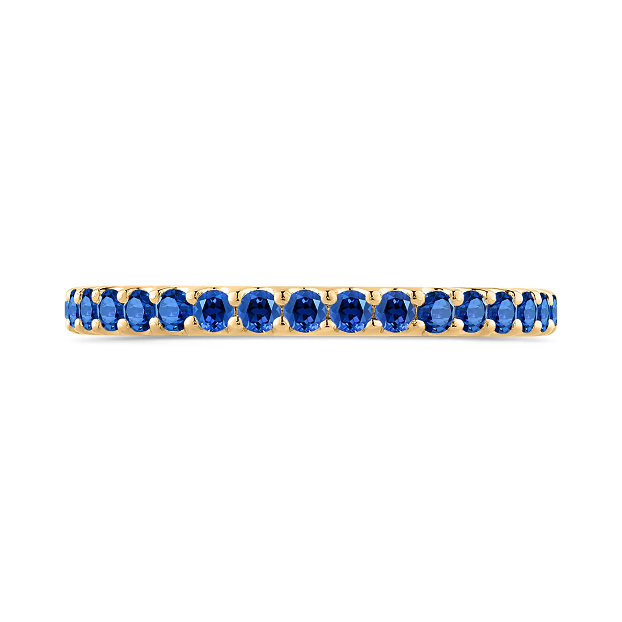 Bella Ponte Sapphire Tiger Band, 14K Yellow Gold New
