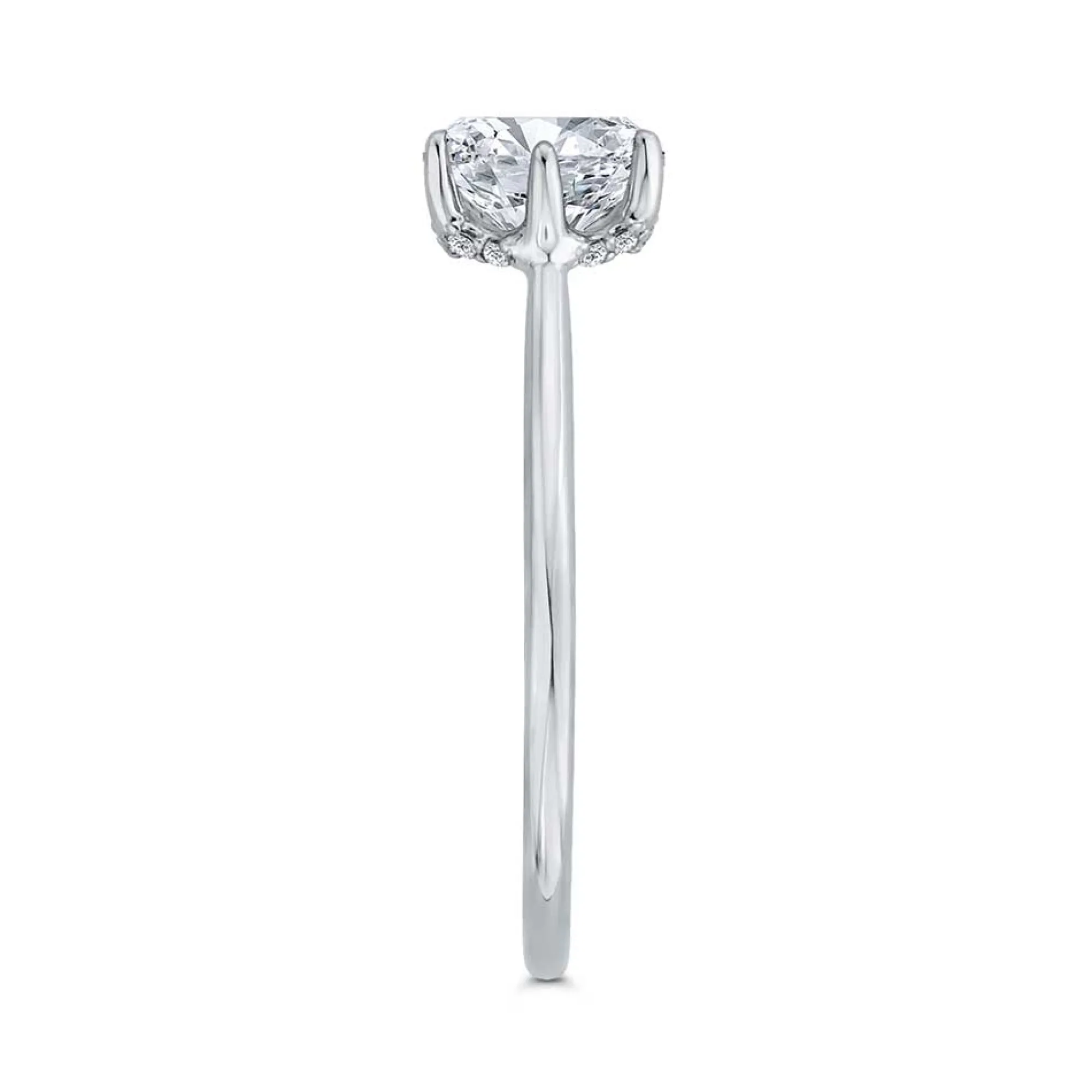 Bella Ponte "The Whisper Crown" Diamond Engagement Ring Setting 14K Outlet