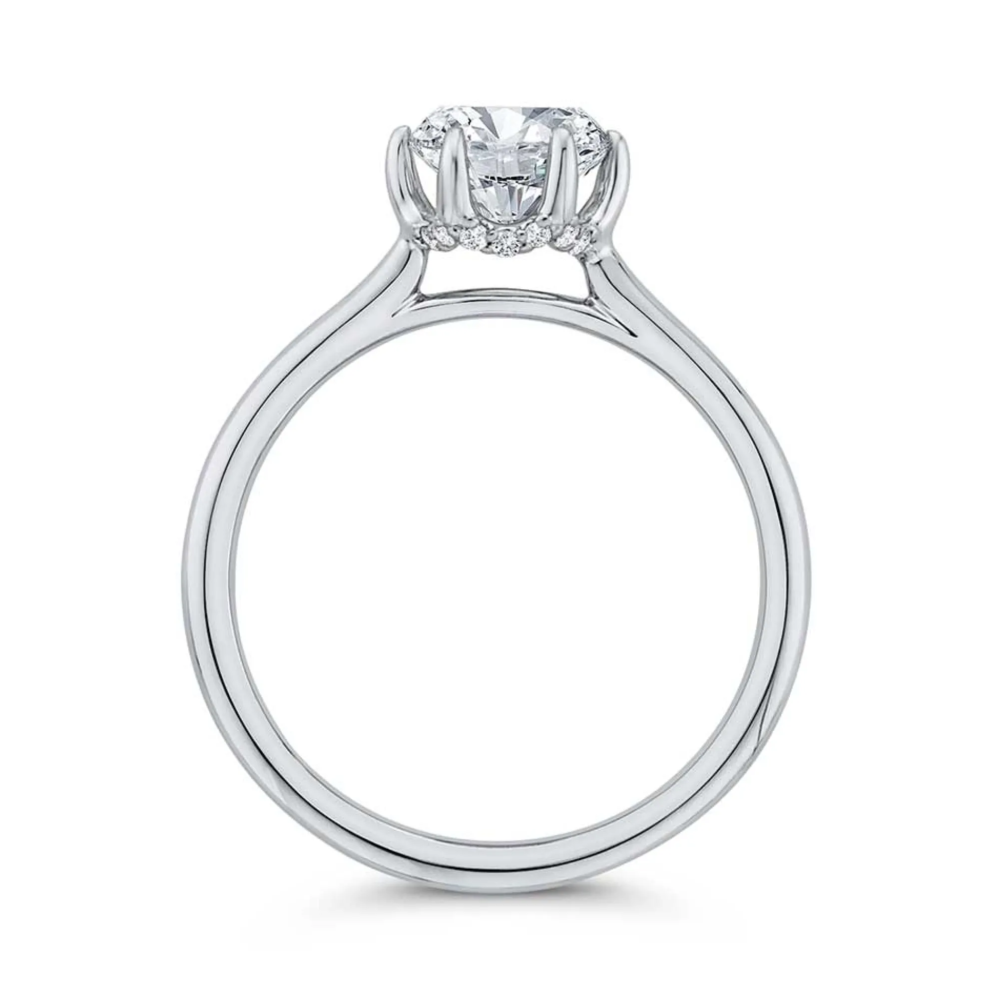 Bella Ponte "The Whisper Crown" Diamond Engagement Ring Setting 14K Outlet