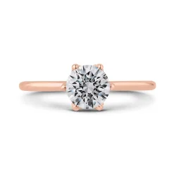 Bella Ponte "The Whisper Crown" Rose Gold Diamond Engagement Ring Setting 14K New