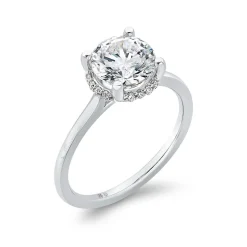 Bella Ponte "The Whisper" Diamond Engagement Ring Setting 14K Outlet